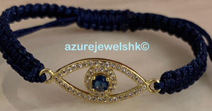 Evil Eye Blue Stone Wrist Band