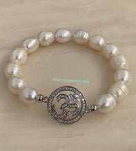 Load image into Gallery viewer, Om with Pearls Bracelet
