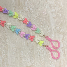 Load image into Gallery viewer, Butterfly Pearl Mask / Eyeglasses Chain
