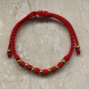Gold Bead Wrist Band