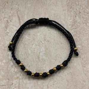 Gold Bead Wrist Band