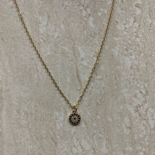 Load image into Gallery viewer, Full Stone Round Evil Eye Necklace

