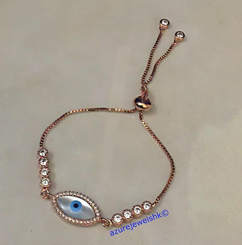 Classic Evil Eye with Stones Bracelet
