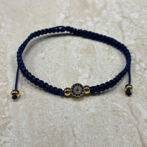 Round Evil Eye Wrist Band